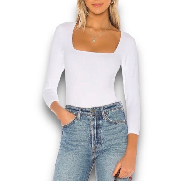 Intimately Free White Truth or Square Bodysuit Size Large - Picture 4 of 11